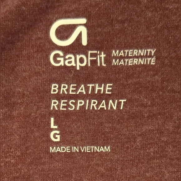 VEUC - Gap Maternity Hoodie - Burgundy/Maroon Colour; Size Large; Breathable - Picture 10 of 10